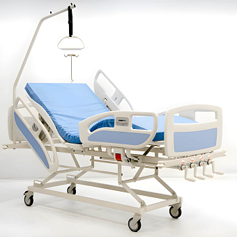 Госпитальная кровать пятифункциональная механическая с регулировкой высоты